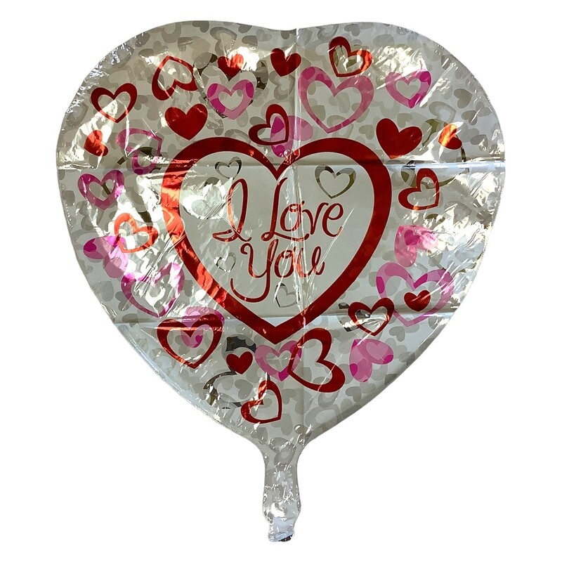 I Love You Red, Pink, &amp; Silver Hearts