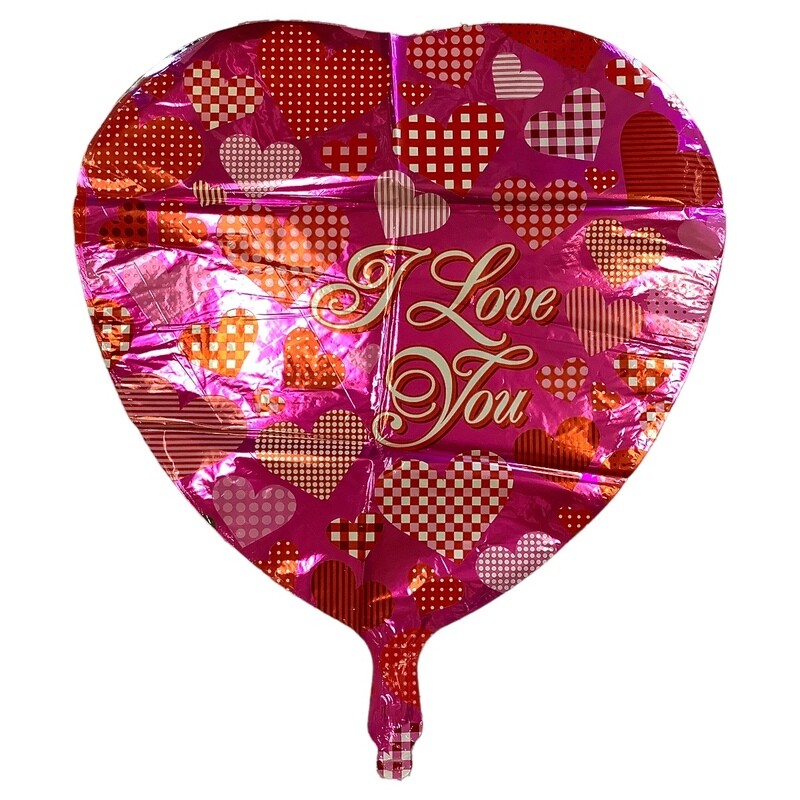 I Love You Patchwork Hearts