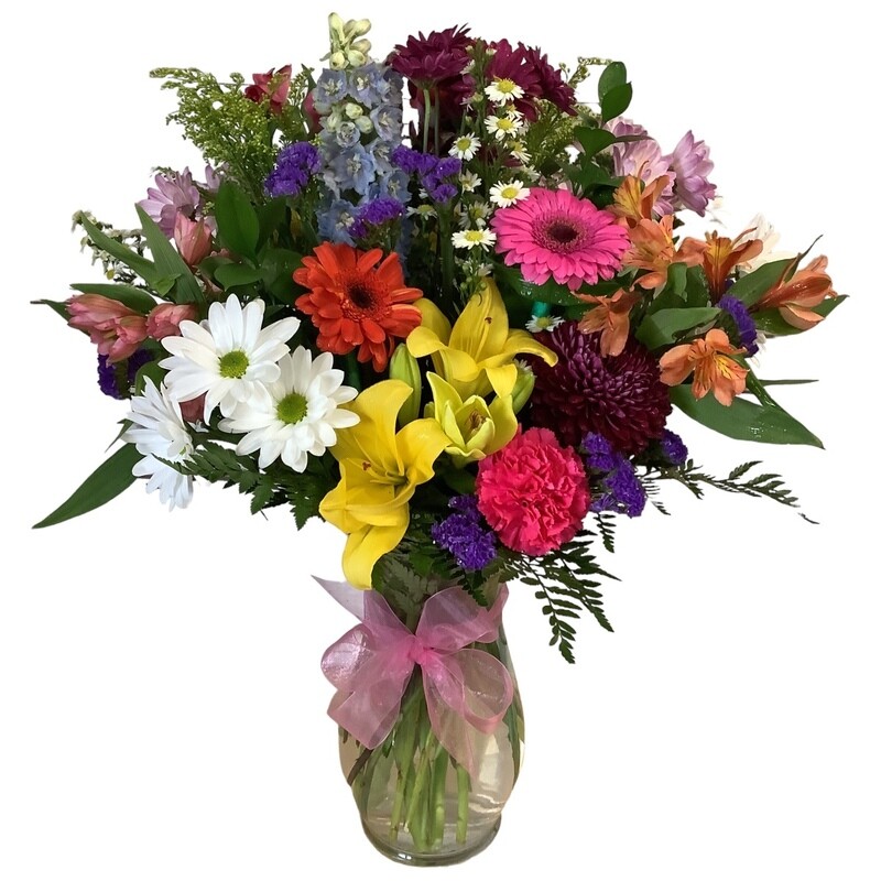 Florist Choice Glass Vase - Premium