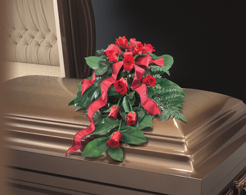 Red Rose Casket Scarf