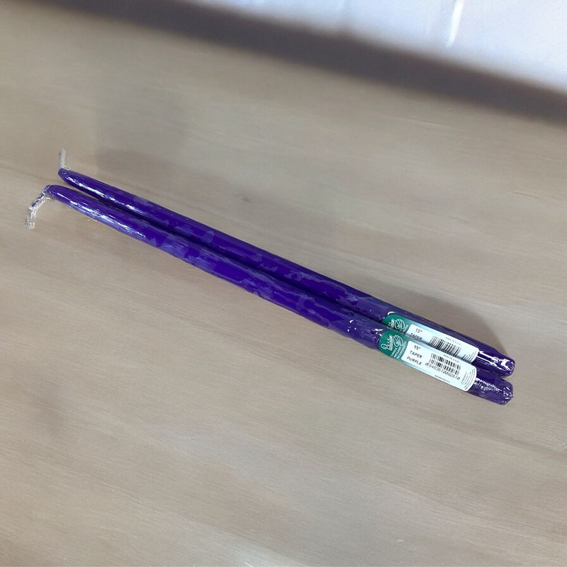 15" Taper Candle Pair