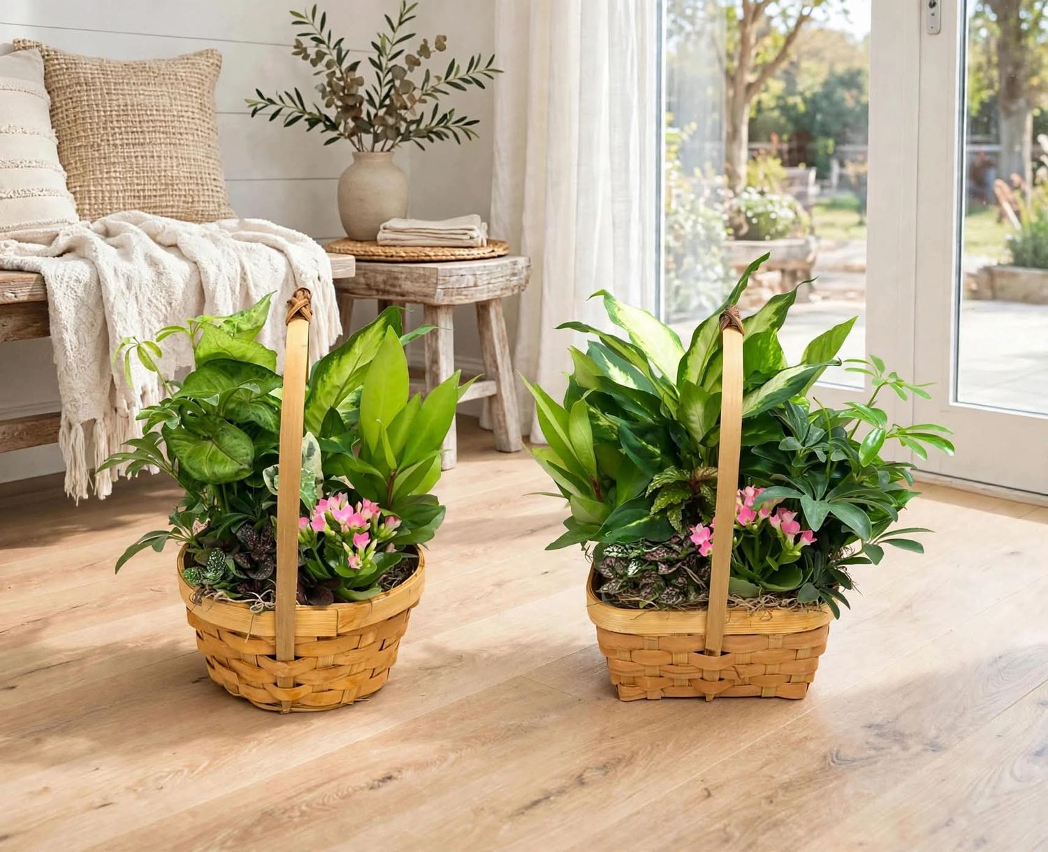 7" Chipwood Dish Garden