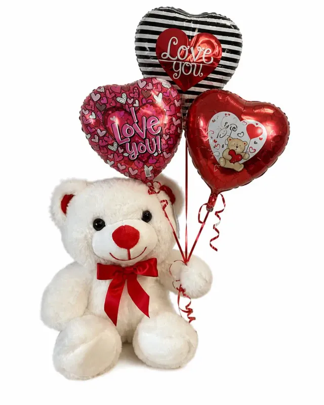 Bear Hug and Balloon Trio