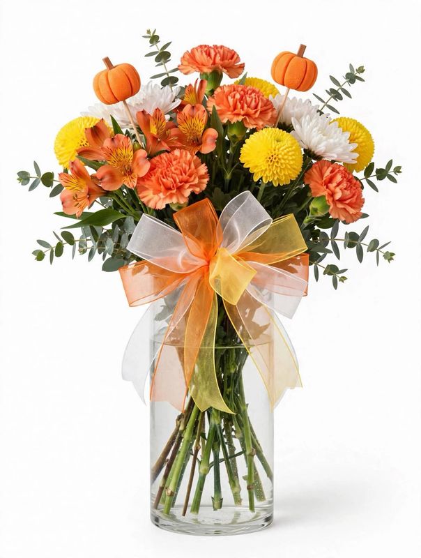 Halloween Florist's Choice - Glass Vase