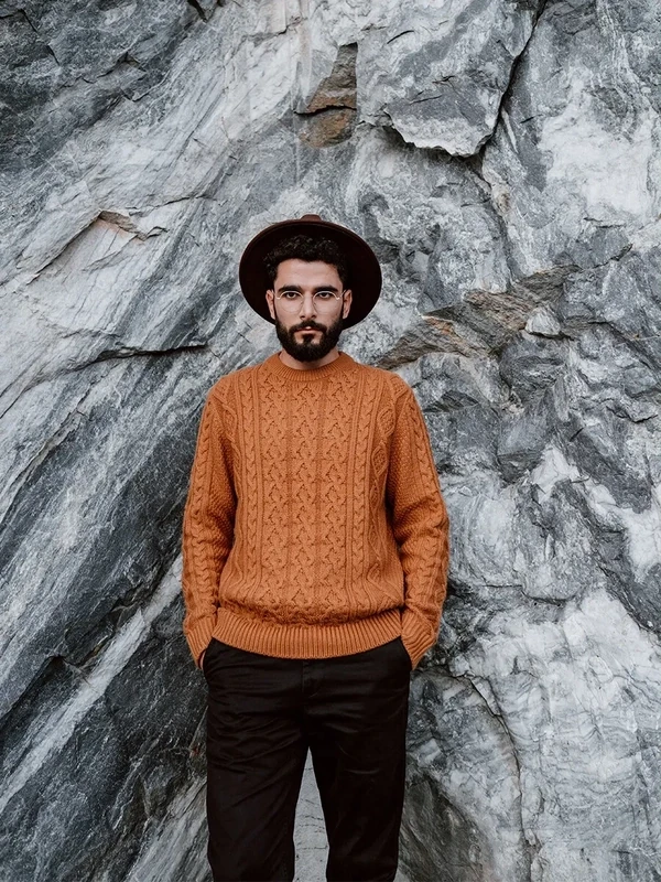 Orange Sweater