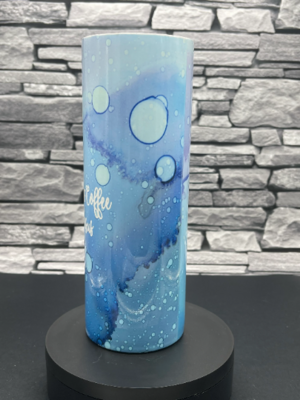 Custom Beautiful Blue Water Rain Droplet Cup