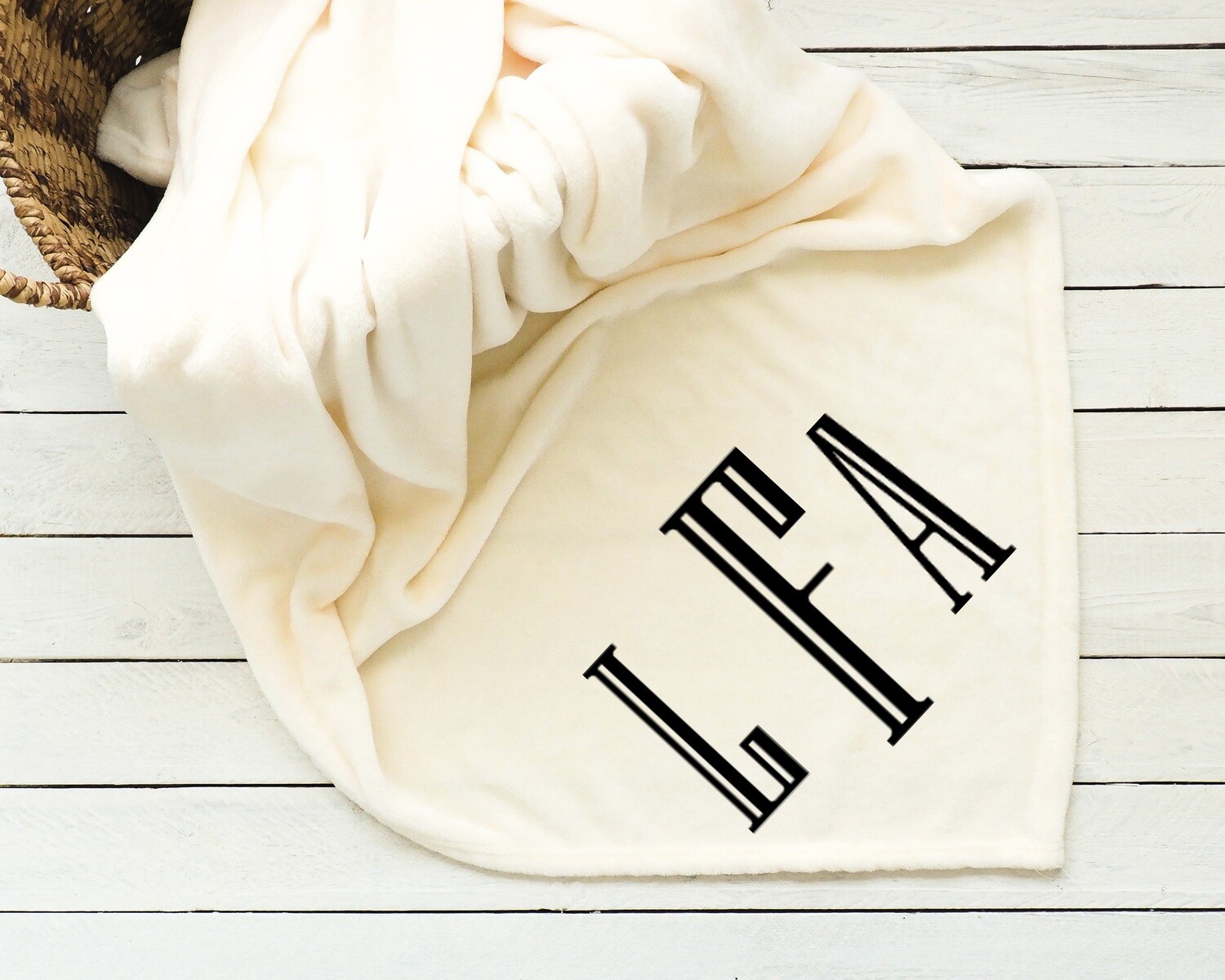 Monogramed Blanket
