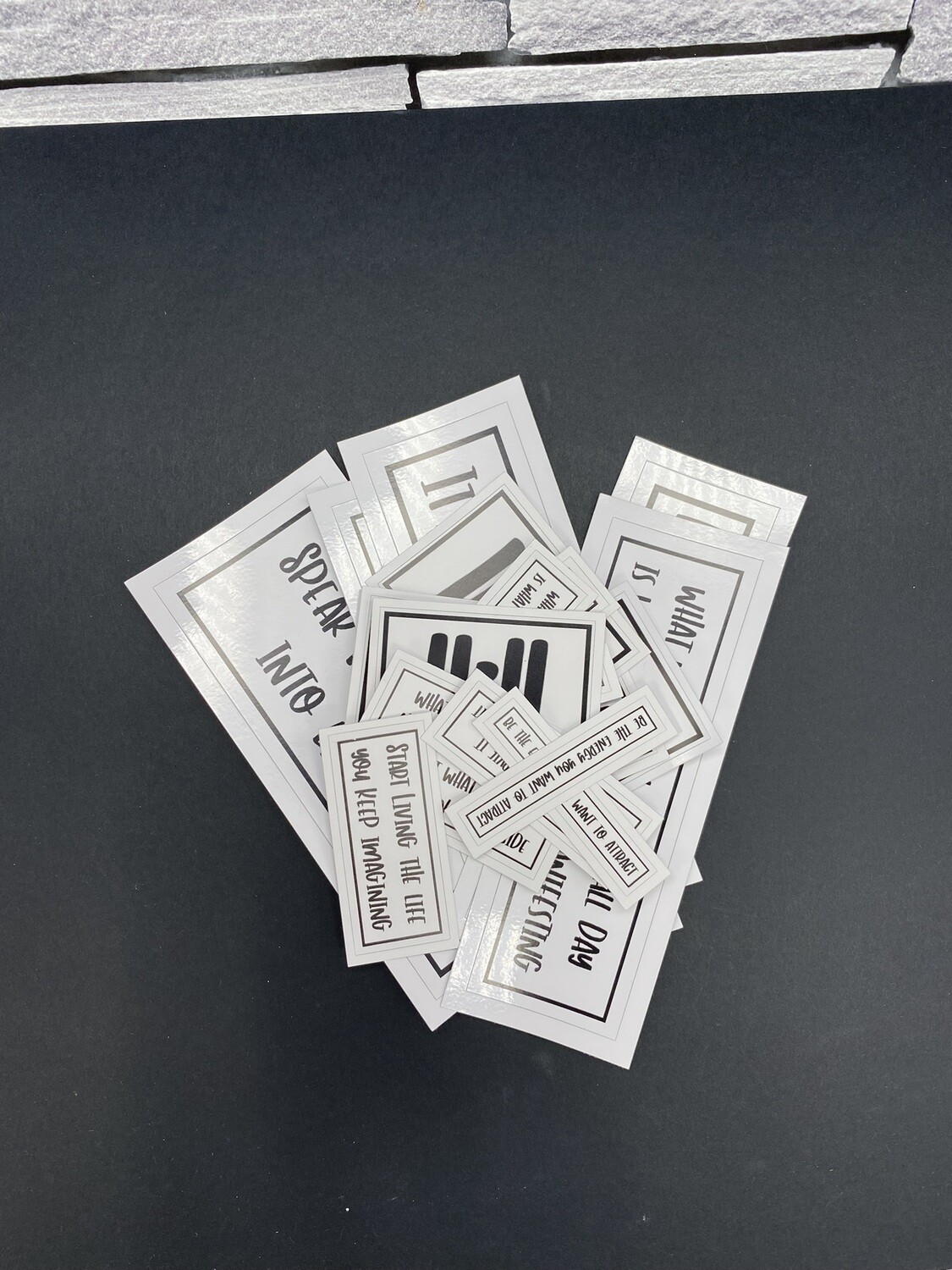 5 Mystery Manifesting Sticker Pack - Includes 5+ Manifesting ~ Law of Attraction Motivational Stickers