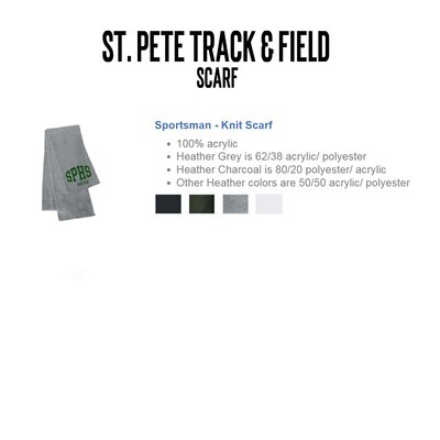 St. Pete High Track &amp; Field Knit Scarf