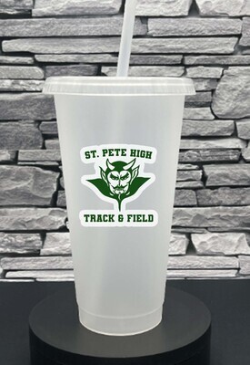 St. Pete High Track and Field Tumbler - 24 oz. Cold Cup