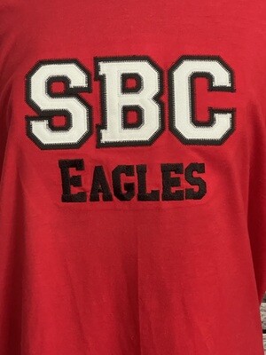 Special Order SBC:  Custom Embroidered Applique Letter, Team School Spirit Shirt, Personalized Fan Sweatshirt, Unisex, T-Shirt, Hoodie