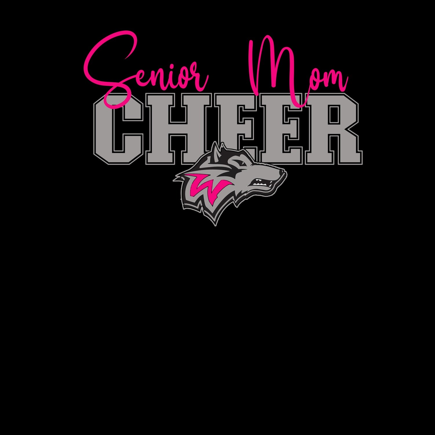 Special Order Masoud:  Senior Mom Cheer Shirts
