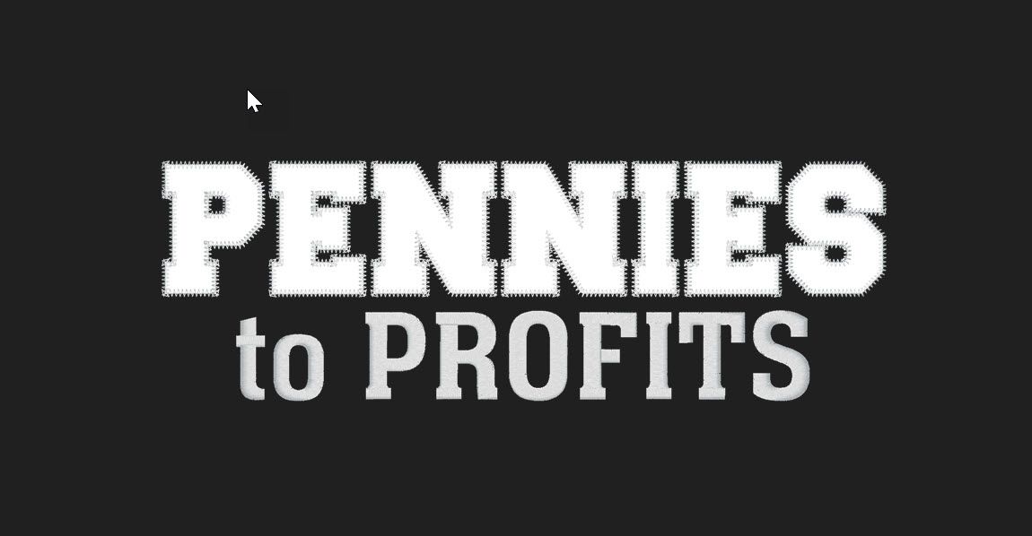 Special Order Black Pennies to Profits:  Drop Ship Custom Crewneck Sweatshirts