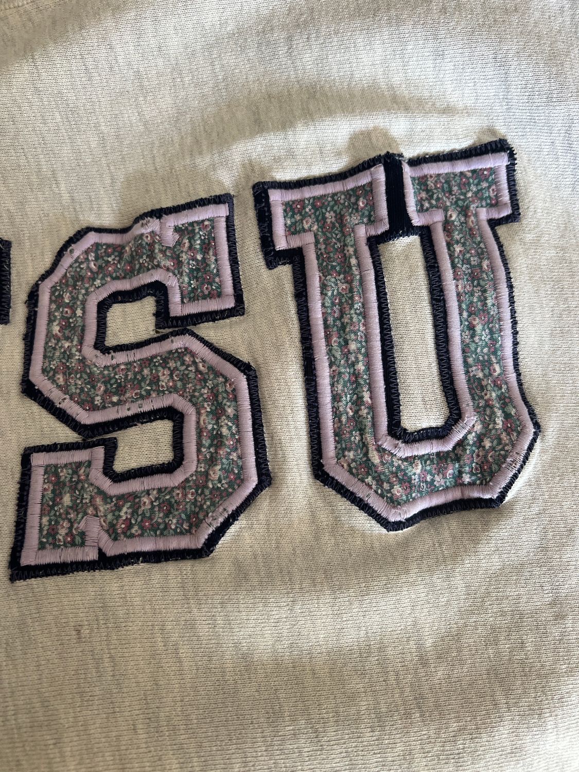 Special Order Nickels:  Custom Embroidered Applique Lettering