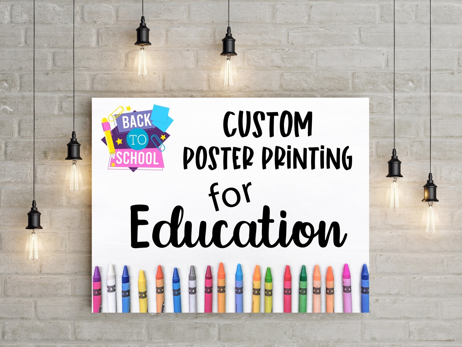 Custom Poster Printing for Education