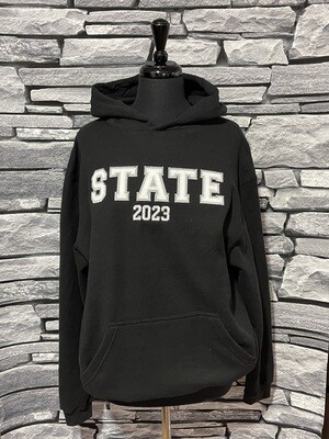 Custom Embroidered Applique Letter, Team School Spirit Shirt, Personalized Fan Sweatshirt, Unisex, T-Shirt, Hoodie