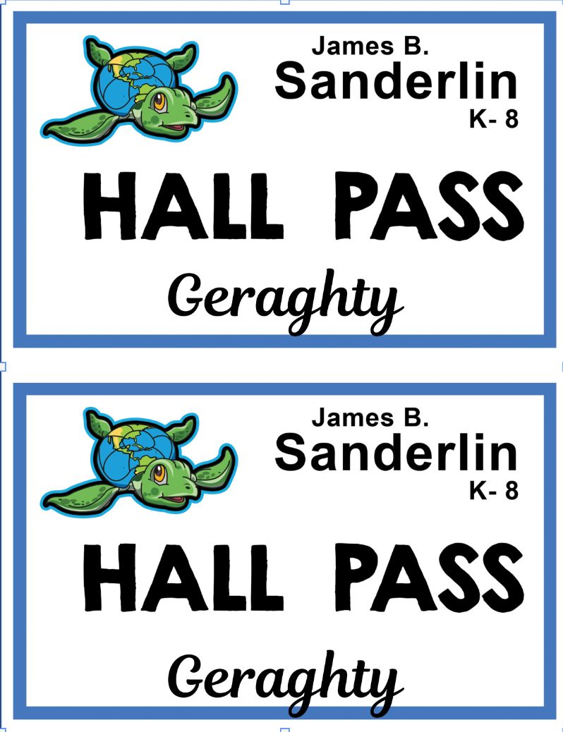 Special Order Sanderlin Passes: Custom Poster Printing for Education