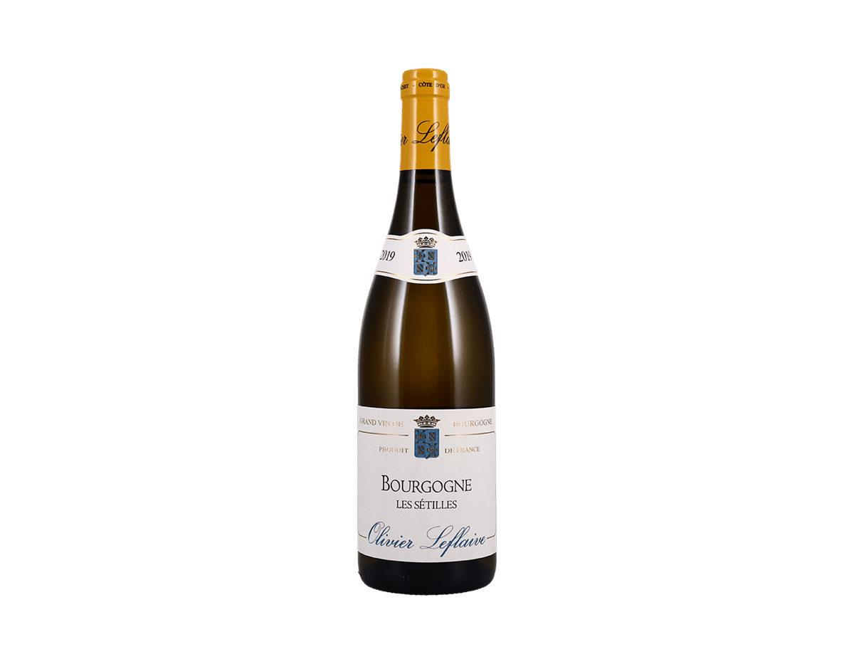 ​Olivier Leflaive Bourgogne Blanc Les Setilles, 2019 (Stained Labels)