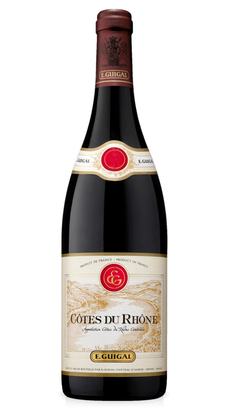 E.GUIGAL Côtes du Rhône, Red, 2018 (vegan)