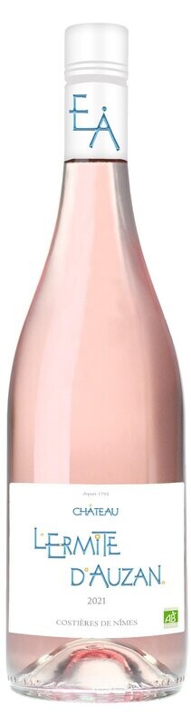 Château L’Ermite d’Auzan Rosé, Costières de Nîmes 2023 [Organic] (Vegan)