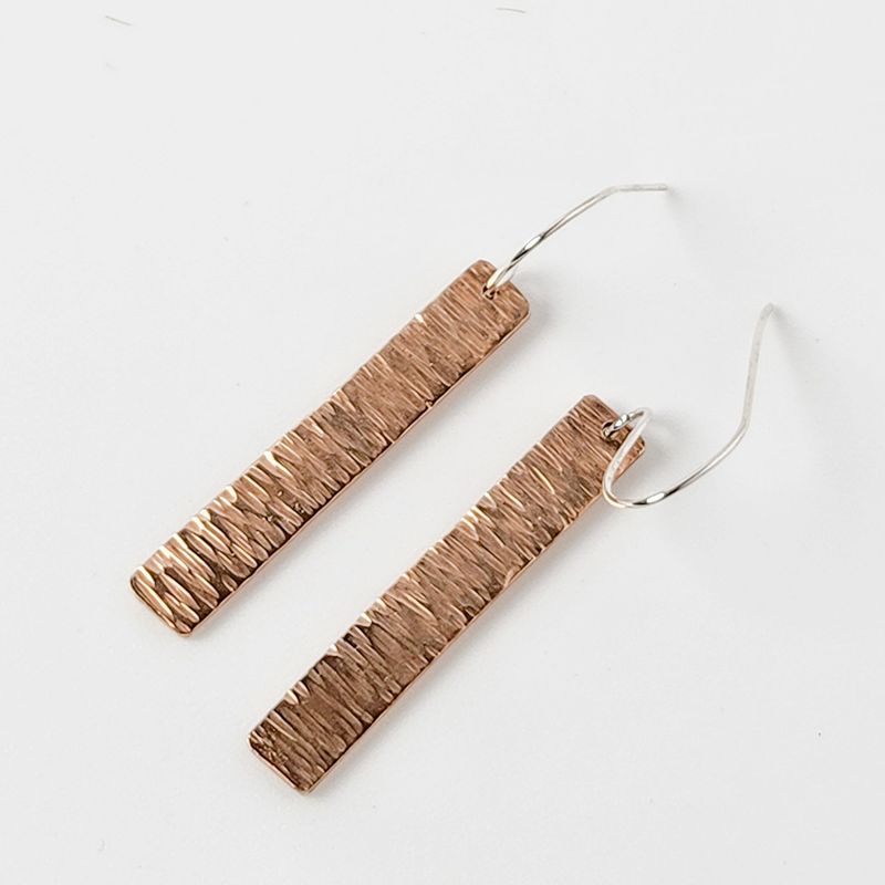 Sterling Silver & Bronze Earrings