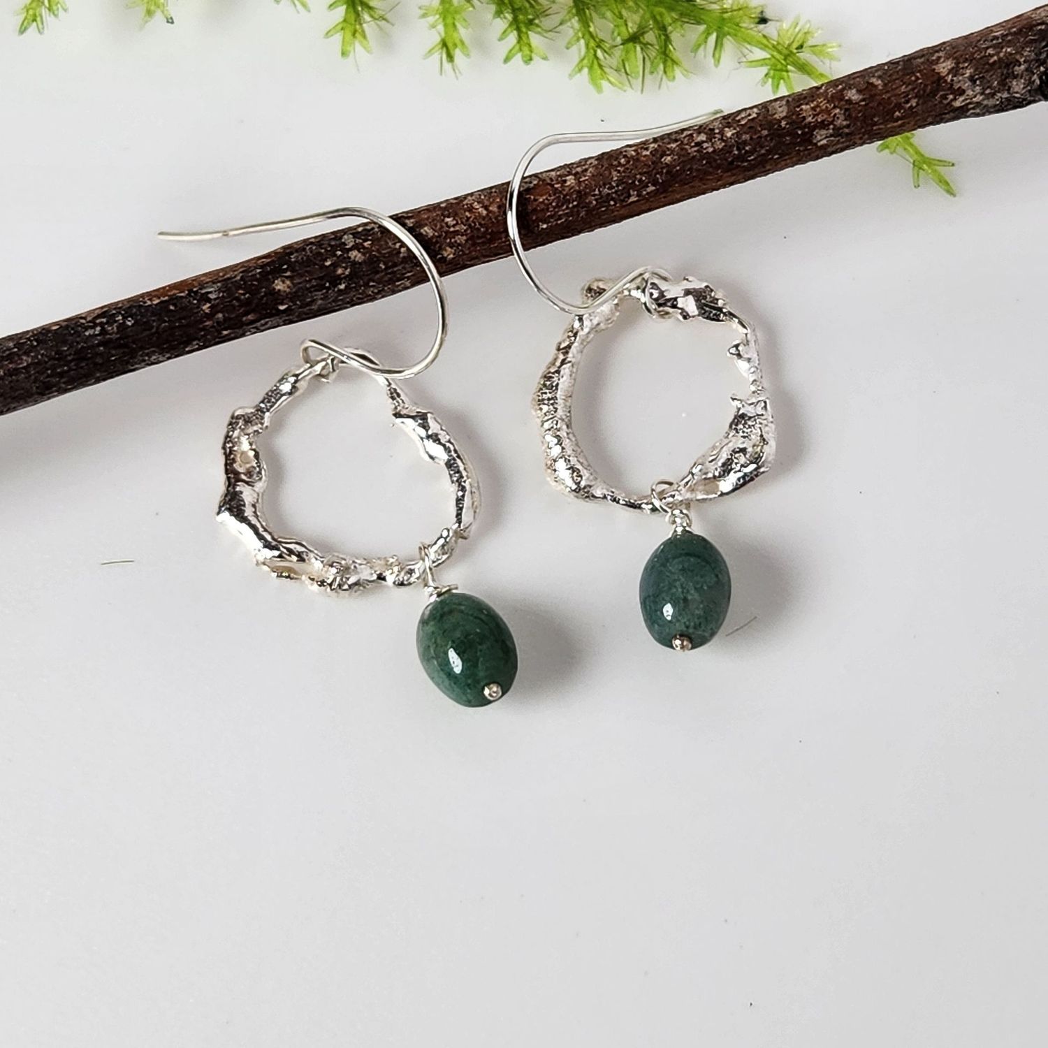 Sterling Silver Upcycled Earrings