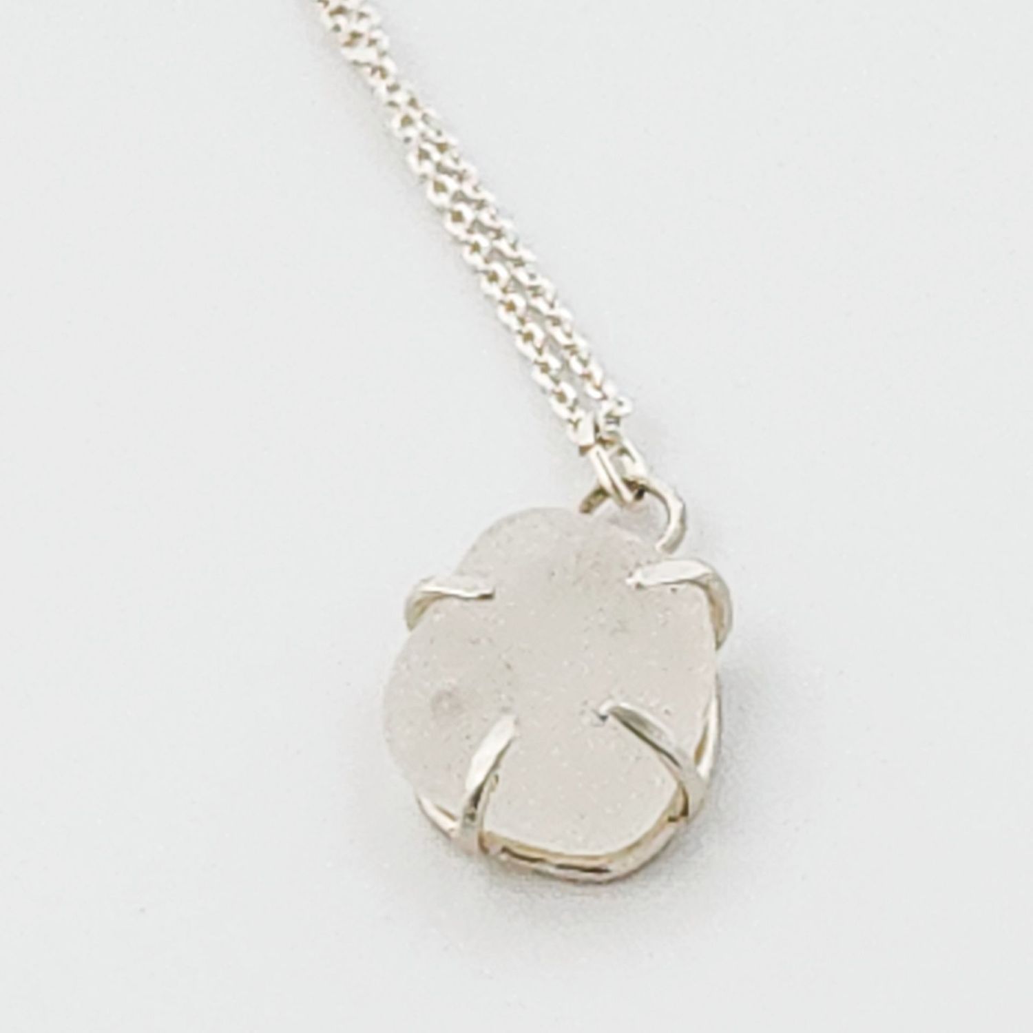 Sea Glass Pendant - White (small) Sea Glass Pendant - White (small)