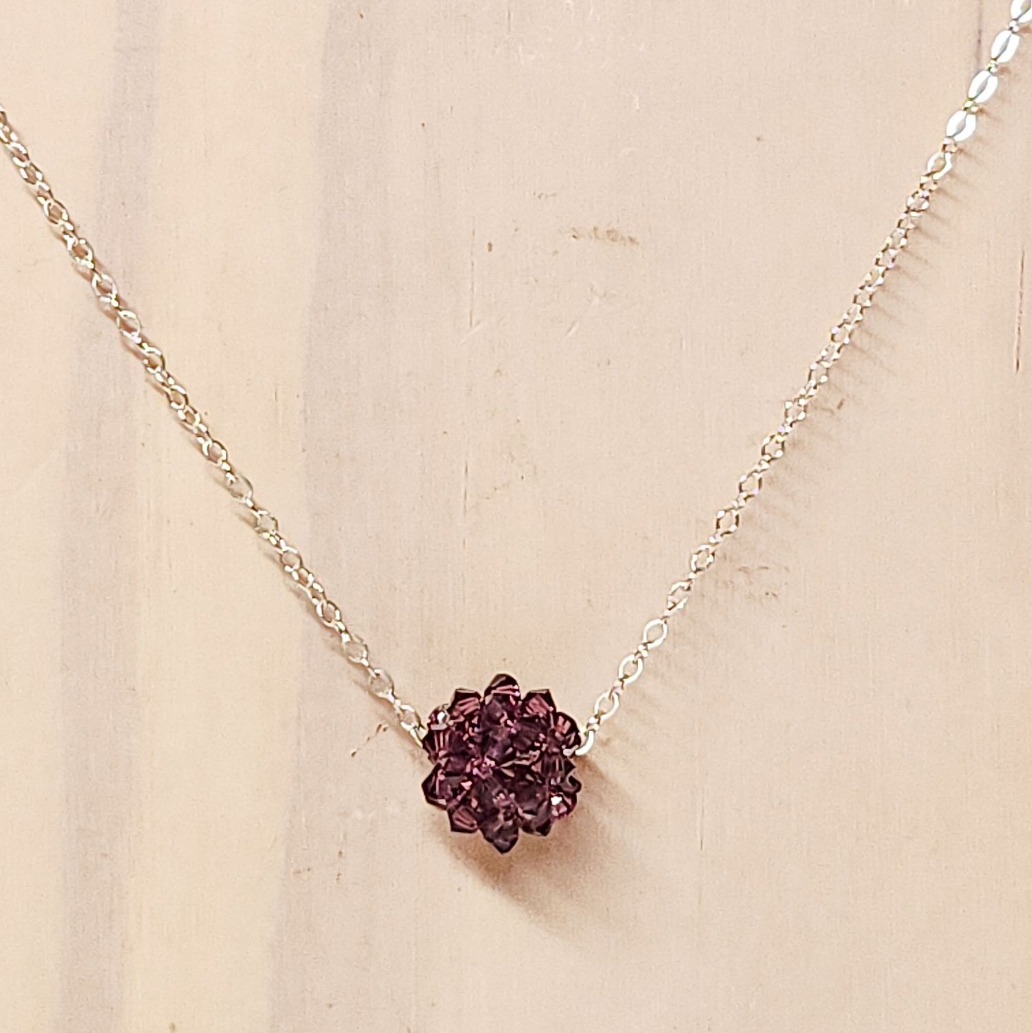 Woven Crystal Pendant