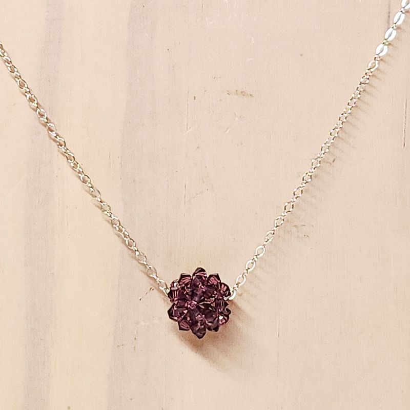 Woven Crystal Pendant