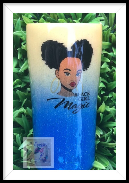 Black Girl Magic Custom Tumbler