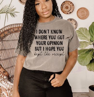 I don’t know where you got your opinion, but I hope you kept the receipt