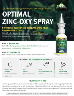 Optimal Zinc-Oxy Spray