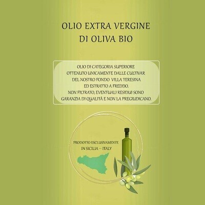 Olio Extra Vergine di Oliva Bio - 1 lt