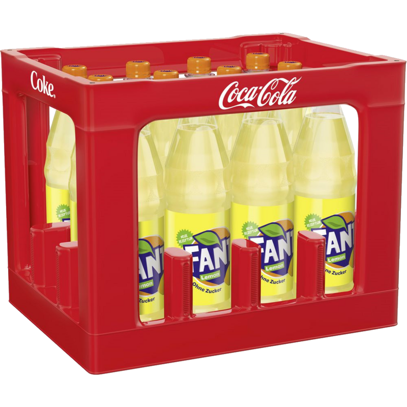 Fanta Lemon ohne Zucker 12/1,00 PET Fanta Lemon ohne Zucker 12/1,00 PET