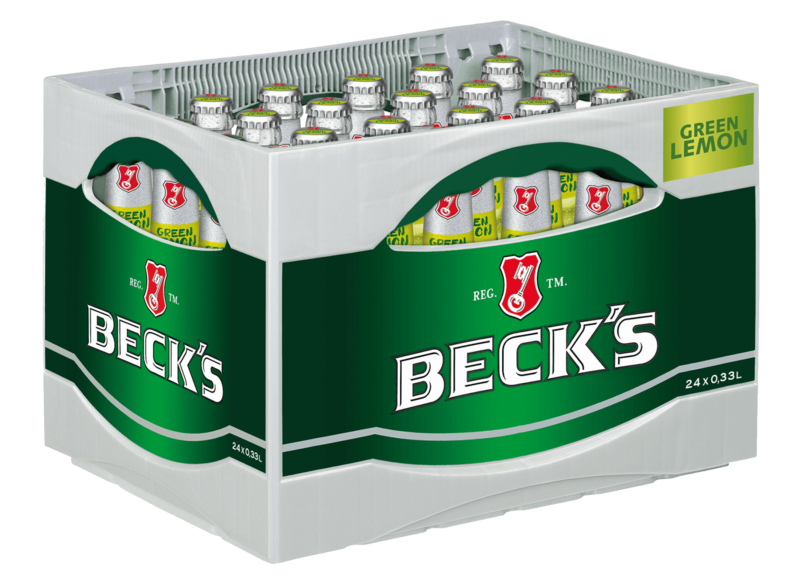 Beck's Green Lemon 24/0,33 Glas Beck's Green Lemon 24/0,33 Glas