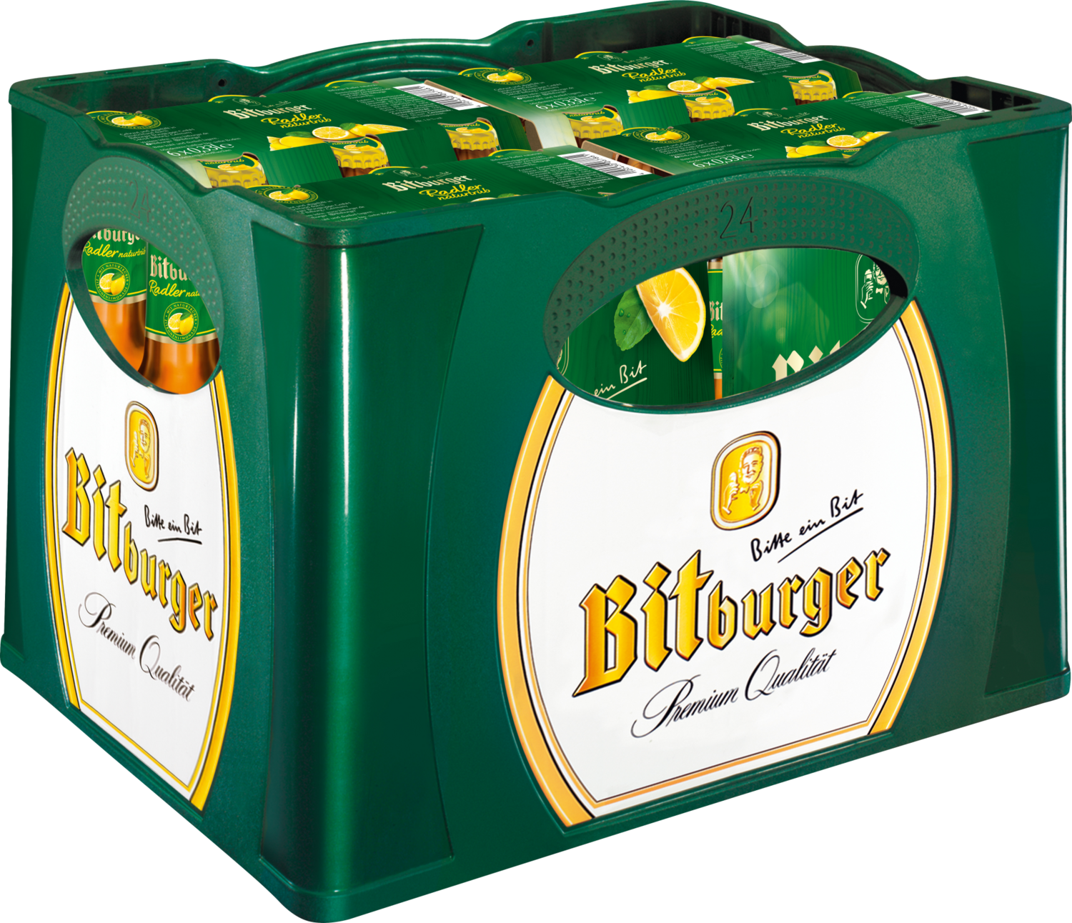 Bitburger Radler Naturtrüb 4x 6er/0,33 Glas