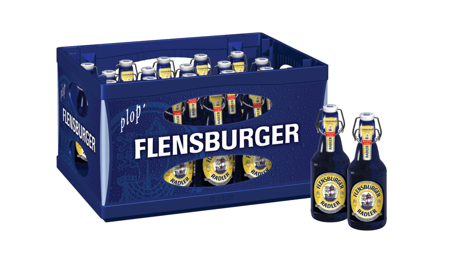 Flensburger Radler 20/0,33 Glas