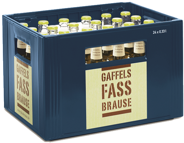 Gaffel Fassbrause Zitrone 24/0,33 Glas Gaffel Fassbrause Zitrone 24/0,33 Glas