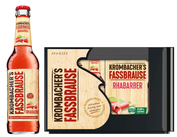 Krombacher Fassbrause Rhabarber 4x 6er/0,33 Glas Krombacher Fassbrause Rhabarber 4x 6er/0,33 Glas