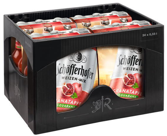 Schöfferhofer Granata.-Guara. 4x 6er/0,33 Glas Schöfferhofer Granata.-Guara. 4x 6er/0,33 Glas