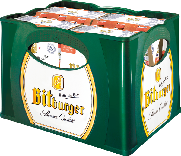 Bitburger Grapefruit Alkoholfrei 0,00 % - 4x 6er/0,33 Glas
