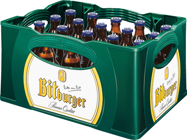Bitburger Pils Stubbis Alkoholfrei 0,00 % - 20/0,33 Glas Bitburger Pils Stubbis Alkoholfrei 0,00 % - 20/0,33 Glas