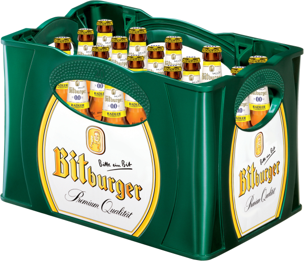 Bitburger Radler Alkoholfrei 0,00 % - 20/0,50 Glas