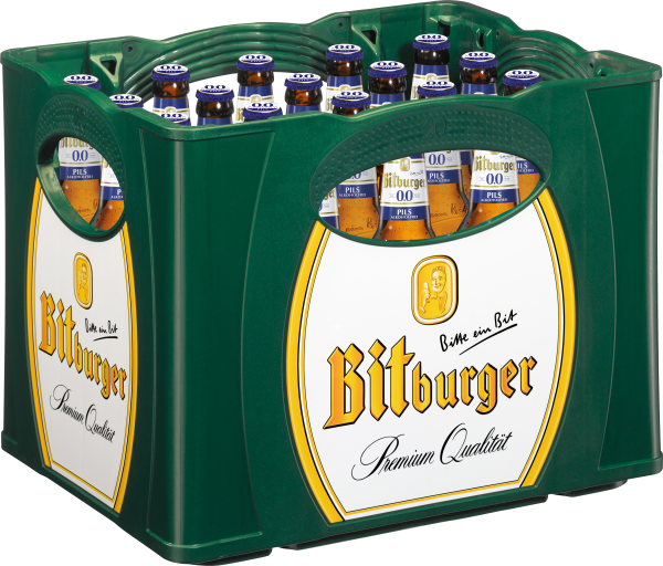 Bitburger Pils Alkoholfrei 0,00 % - 20/0,50 Glas Bitburger Pils Alkoholfrei 0,00 % - 20/0,50 Glas