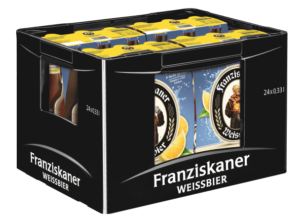 Franziskaner Zitrone Alkoholfrei 4x 6er/0,33 Glas Franziskaner Zitrone Alkoholfrei 4x 6er/0,33 Glas