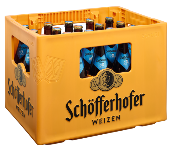 Schöfferhofer Weizen Alkoholfrei 0,00 % - 20/0,50 Glas