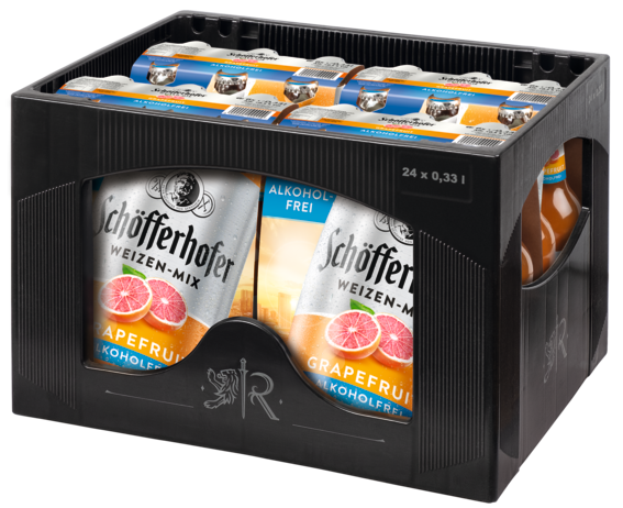 Schöfferhofer Grapefruit Alkoholfrei 4x 6er/0,33 Glas