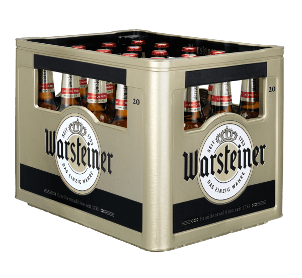Warsteiner Alkoholfrei 20/0,50 Glas Warsteiner Alkoholfrei 20/0,50 Glas