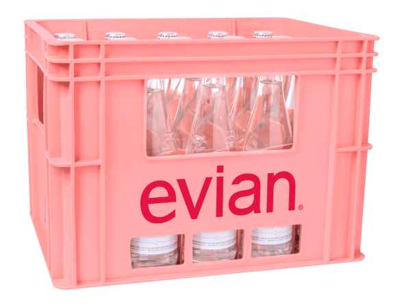 Evian 20/0,50 Glas