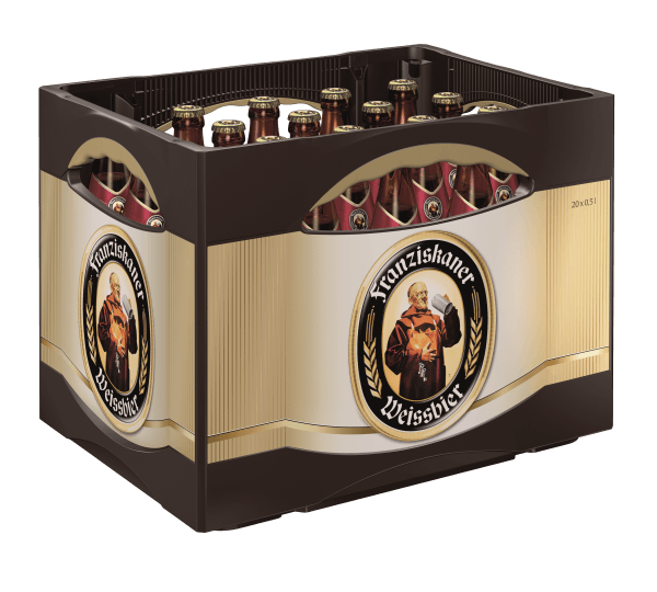 Franziskaner Hefeweizen dunkel 20/0,50 Glas